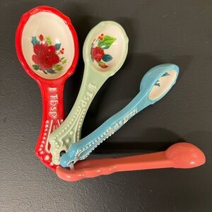 The Pioneer Woman measuring ceramic measuring spoon set
